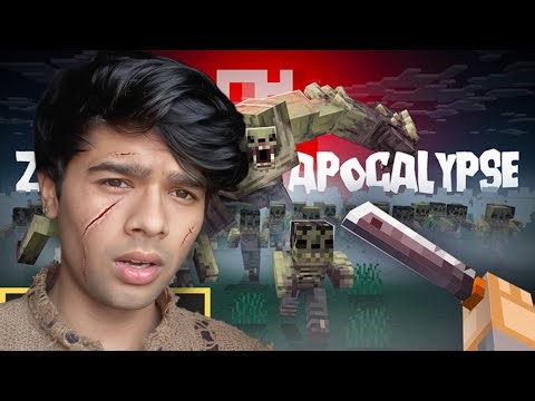 IAM IN THIS ZOMBIE MINECRAFT WORLD