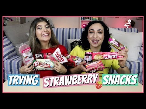 Δοκιμάζουμε όλα τα σνακ με φράουλα || fraoules22