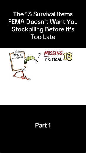 The 13 Survival Items FEMA Doesn't Want You Stockpiling Before It's Too Late