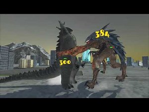 Godzilla 2014 vs Prime Muto epic moment - ARBS Mod Battle Simulator