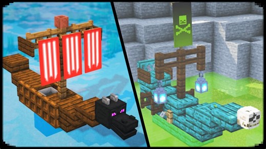 10 MINI Ships in Minecraft Minecraft Map