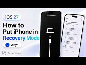 iOS 27 Recovery Mode - How to Put iPhone in Recovery Mode with/without Computer?