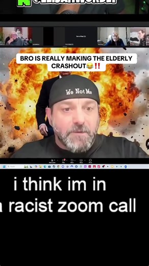 All this over a joke😂⁉️ ##foryou##zoom#zoomtrolling #zoombombing #fyp