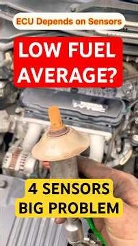 How to increase Low Fuel Average? How to Clean These 4 Sensors | MAP, O2 MAF & Water Sensor properly