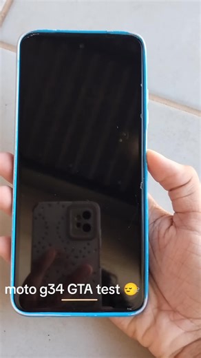 moto g34 GTA test 🙂‍↔️ #CapCut #phone #motorola