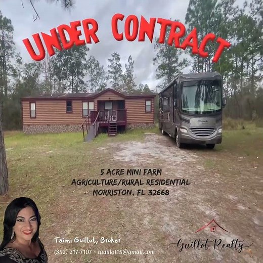 SOLD! 5 Acre Mini Farm in Morriston, FL | Guillot Realty