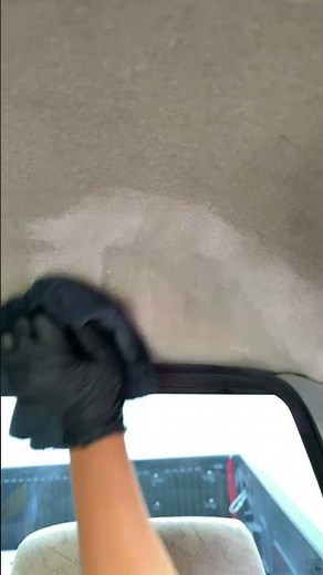 Easily clean headliners with Lightning Fast Stain Extractor!