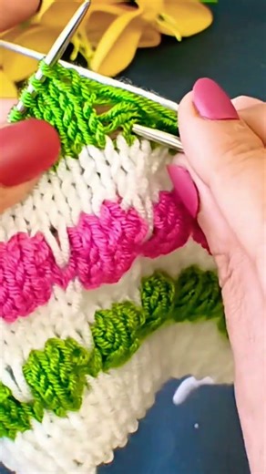 You will love this knitting pattern. #crochet #knittig #knitting