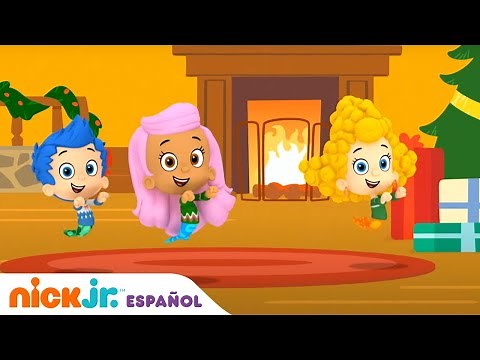 Bubble Guppies | ¡Canta junto con los Guppies "Paseo en trineo"! | Nick Jr. Español