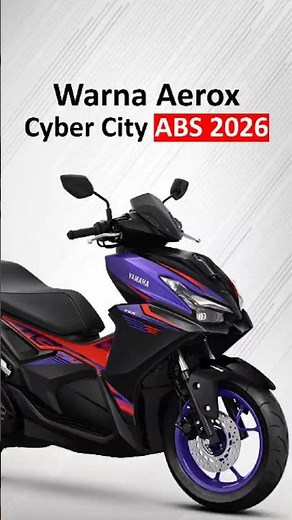 Aerox Cyber ​​City ABS 2026 Color Options #aeroxcybercity #aerox155 #rpmsuper #shorts