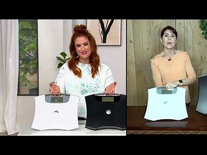 Taylor Digital Bath Scale with Carry Handle and Large Platform on QVC