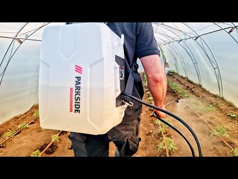 PARKSIDE Performance Cordless 16L Backpack Pressure Sprayer 20V PRDSP 20-LI A1 Unboxing and Testing