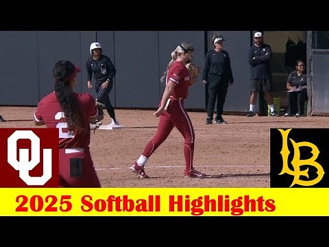 #2 Oklahoma vs Long Beach State Softball Game Highlights 2 9 2025