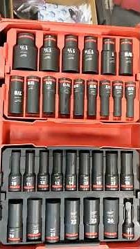 Review of Milwaukee 1/2 inch impact socket set