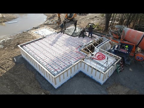 Building my ICF house part 7a - ICF floor deck (aka suspended concrete slab)