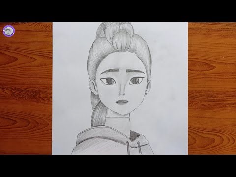How to Draw Rumi from K‑Pop Demon Hunters | Drawing Step by Step Tutorial