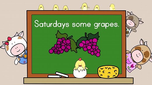 Fruit Song for Kids _ The Singing Walrus水果英文儿歌
