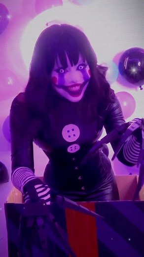 Princess Sachiko💗Sachi_hime96 on Instagram: "New Cosplay Alert⚠️ The FNAF Puppet is here⚠️I was so nervous to do this cosplay, first time working with face paint but I’m so happy how this came out🥰❤️I had to craft a lot of things to make this cosplay and it was fun and totally worth it!😁Im starting to hand make stuff for cosplays and I’m loving it🥹 Sclera contacts: @pinkyparadisedotcom use code ‘sachiko10’ for a discount ❤️ #princesssachiko #sachi_hime96 #puppetfnaf #marienettecosplay #fnaf 