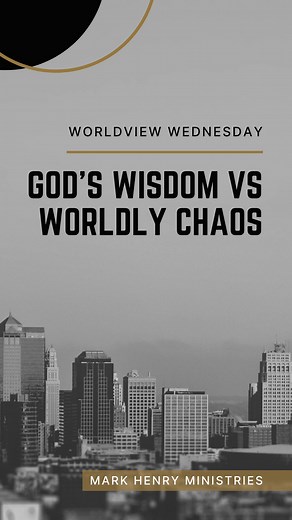 1.3K views · 133 reactions | As culture and politics drift from truth, Pastor Mark reminds believers to seek God’s wisdom over man’s foolishness—trusting His higher ways in every season. | Mark Henry Ministries | Facebook