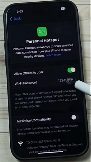 iPhone | How to Change Password of Personal Hotspot | iPhone 17, iPhone 16, 15, Air, Pro Max