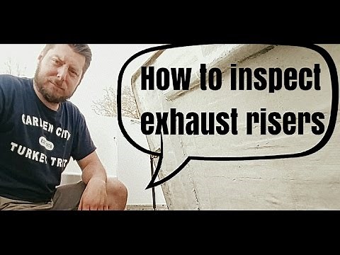 Mercruiser 5.7 exhaust riser inspection