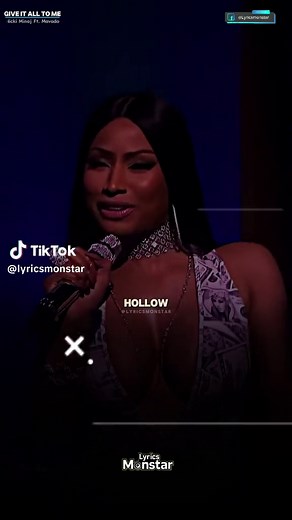 SONG: Give it all to me ARTIST: Nicki Minaj Ft. Mavado #giveitalltome #nickiminaj #liveperformance #lyricsvideo #fyp