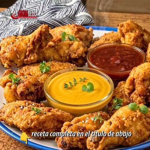 ALITAS de Pollo ¡CON 2 SALSAS!