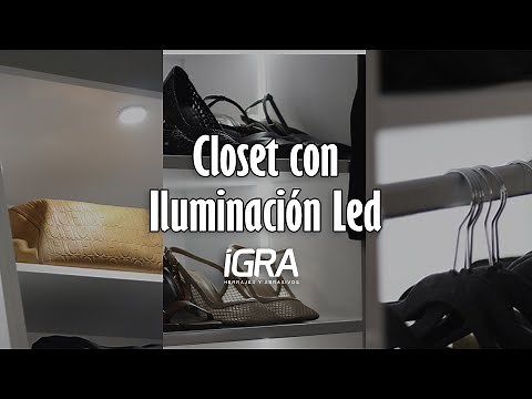 CLOSET CON ILUMINACIÓN LED