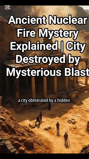Ancient Nuclear Fire Mystery Explained | City Destroyed by Mysterious Blast