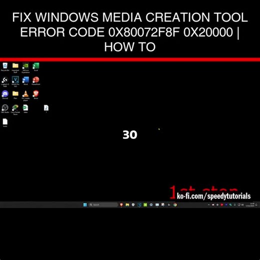 Speedy Tutorials on Instagram: "Fix Windows Media Creation Tool Error Code 0X80072F8F 0X20000 | How To 💻 Donate, browse my shop, or if you need help get a custom tutorial → Link in my bio! https://linktr.ee/speedytutorials #computer #windows11 #windows11 #tech #windows10 #laptop #computertips #laptoptips #technology #pctipsandtricks #shorts #reelindia #reels #pctips #india"