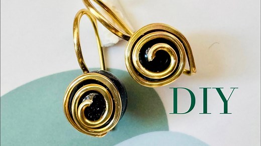 Quick and easy DIY earrings tutorial