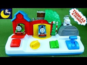 Thomas and Friends Musical Singing Pop Up Pals Toy with Toby, Percy, Thomas & Harold!