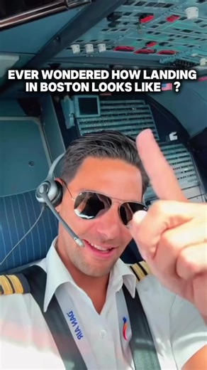 Into Boston🇺🇸 with gusty crosswinds hitting 30 knots, here’s the view from the A320 cockpit. #boston #aviationlovers #landing #viraltiktok