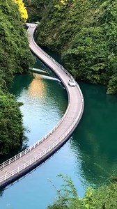 13K views · 229 reactions | Stunning China's 'floating bridge' built in the middle of a river | Best Destinations To Travel | Facebook