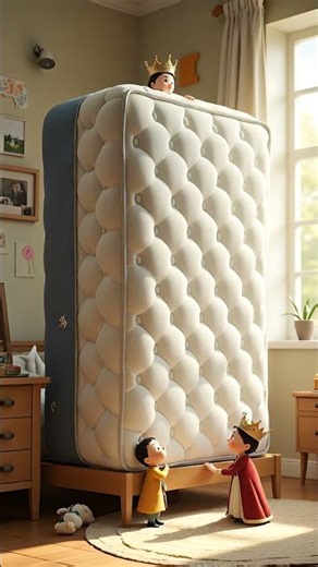 Tiny Princess vs. One Tiny Pea — Epic Miniature Fairy Tale (3D Isometric AI Art)