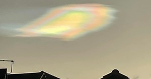 Strange 'alien' rainbow cloud spotted by locals across Scotland last night