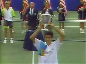 Pete Sampras first Grand Slam title (US Open 1990)
