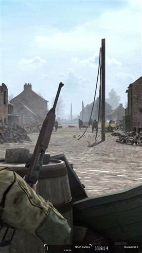 A paratrooper from the 101st Airborne Division alone against all odds in Call to Arms: Gates of H...