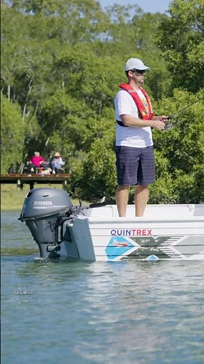 Yamaha F15 fitted onto a Quintrex 350 Explorer