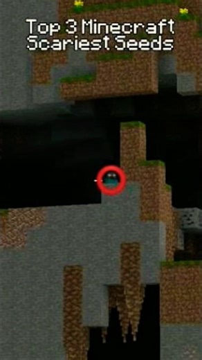 Top 3 Minecraft scariest seeds #shorts #minecraft