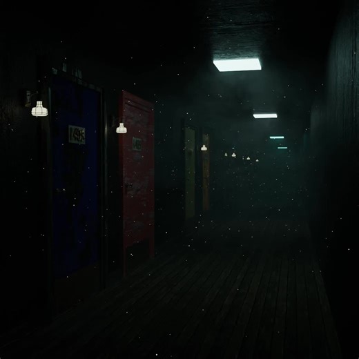 Exploring the 1408 Creepy Hallway in Animation