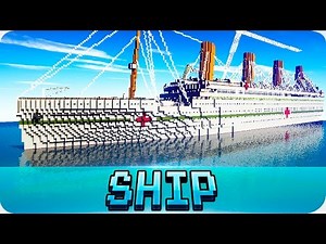 Minecraft - Realistic HMHS Britannic Ship Build in Minecraft - Cinematic Tour & Map Download
