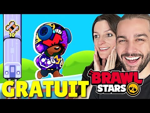 SKIN GRATUIT Léon sur BRAWL STARS ! ( EVENT Club Méga Train)
