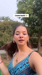 2 mote hathi ghumne gaye 😂 #tanurawat33 #bts #minivlog❤️ #share #fbreels #love #explore #explore | Tanu_rawat.