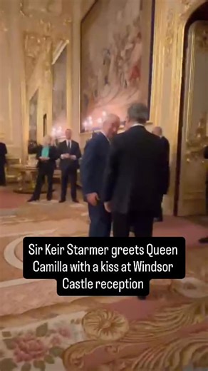Sir Keir Starmer joined King Charles and Queen Camilla at Windsor Castle to honour the incredible work of carers, sharing a warm kiss with Her Majesty on arrival. | HELLO!