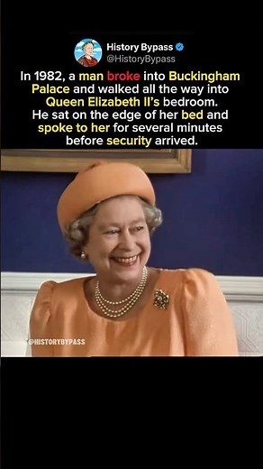 A Man Broke Into the Queen’s Bedroom #shorts