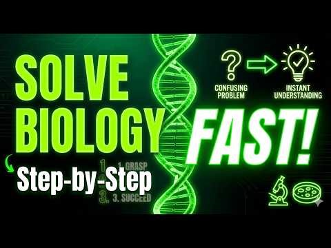 Solve Biology Problems Fast/Step-by-Step Explanations(With Timestamps|Step-by-Step Answers/Timecodes
