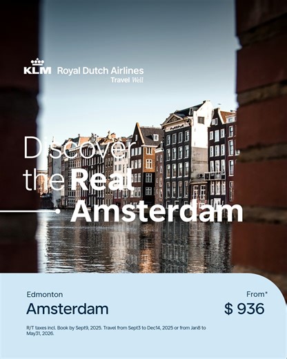 35K views | Real Deal Days are here – book now and explore unforgettable destinations! | KLM Canada | Facebook