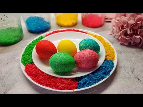 How to Dye Eggs in Rice | Bright Marble Easter Eggs with Food Coloring