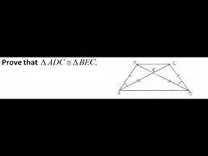 Proof of Congruent Triangles | Geometry Congruence Theorems Explained 85